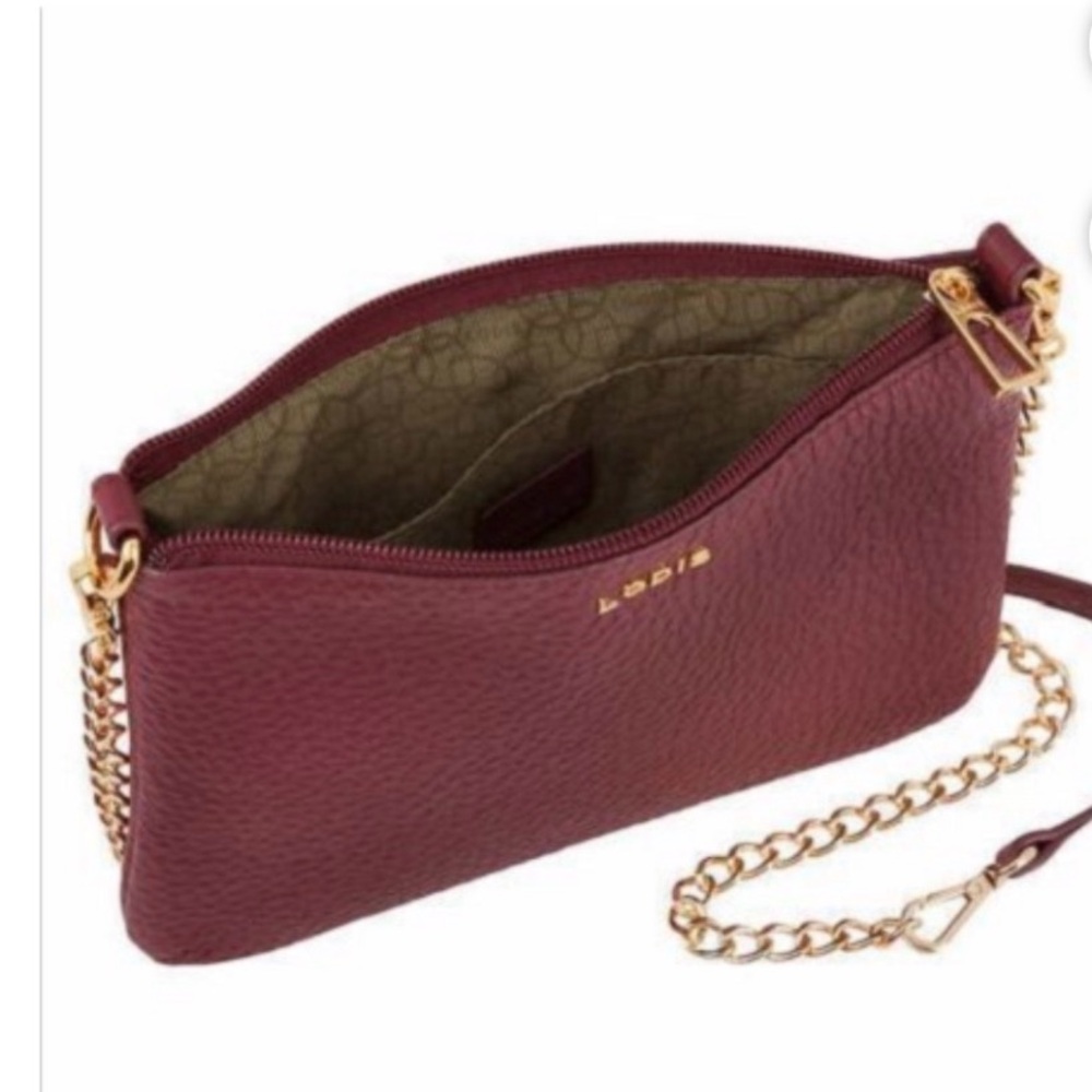Lodis Emily Italian Leather 5 In 1 Convertible Bag  NIB - Picture 7 of 7